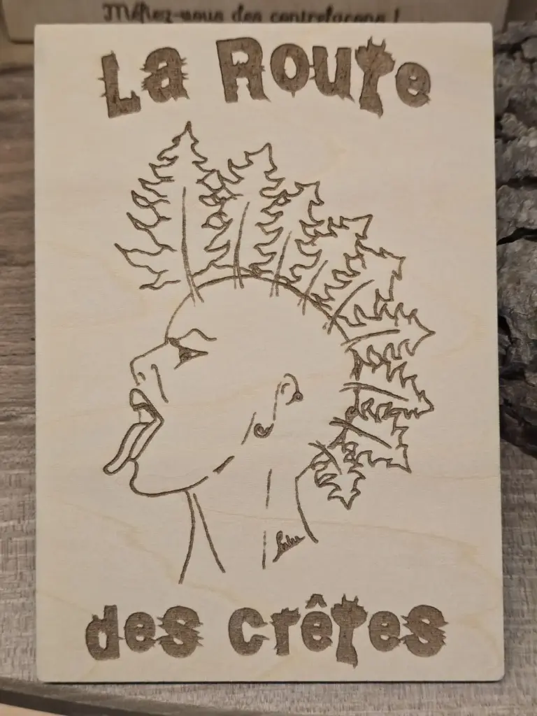 Carte postale "Burnet et Brimbelle" (La route des Crêtes)