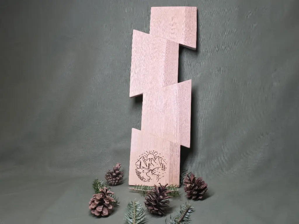 Planche à découper décalée