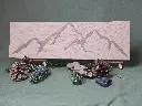 Décoration montagne en marqueterie