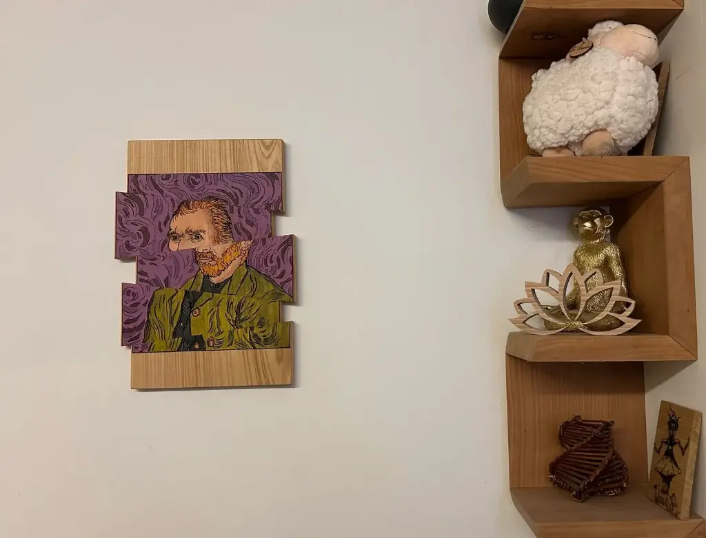 Tableau décalé "autoportrait"