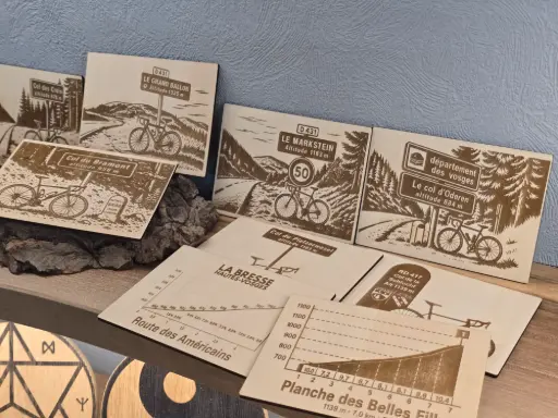 Carte postale "Cyclisme Hautes-Vosges"