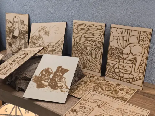 Carte postale "Tableau connu"