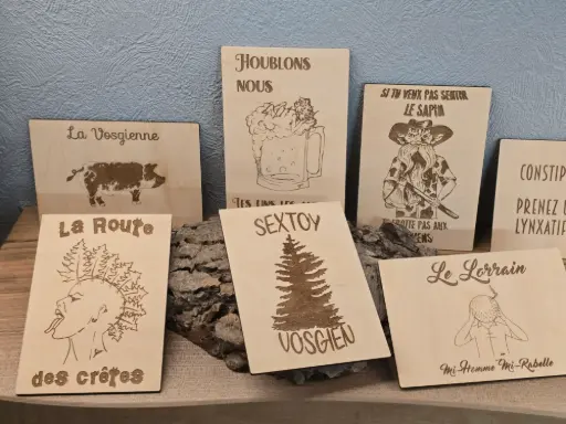 Carte postale "Burnet et Brimbelle"